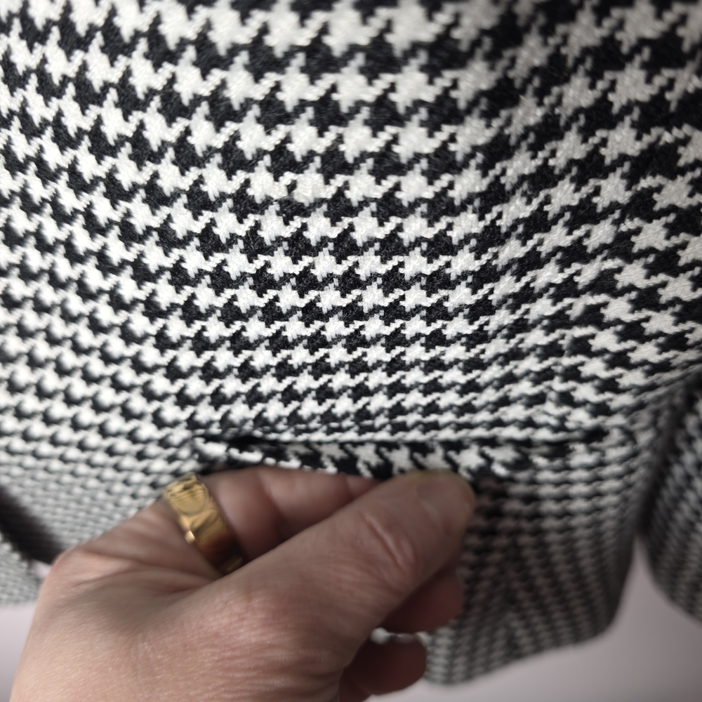 Banana Republic Houndstooth Blazer Dopamine Tailored Jacket Classic Preppy 10 - Picture 3 of 7